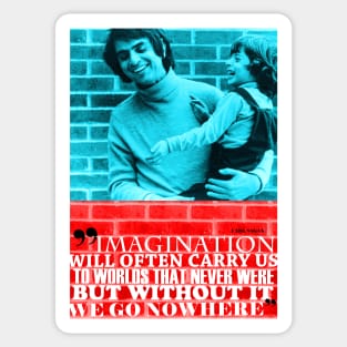 Carl Sagan Inspirational Quote Sticker